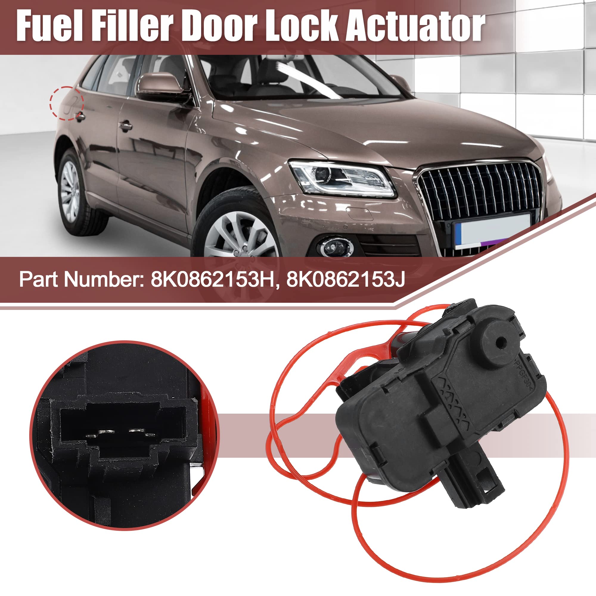 Amazon.com: X AUTOHAUX Fuel Door Lock Actuator 8K0862153J for Audi